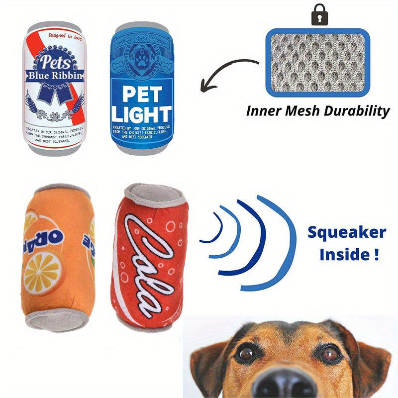 Funny Beer Can Dog Toys