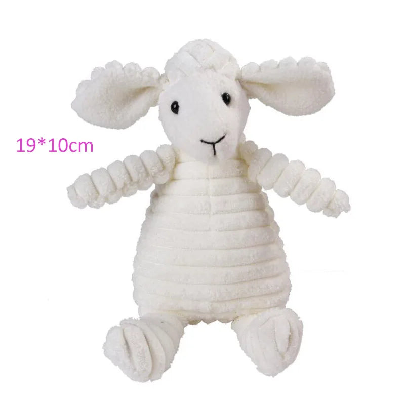 Farm Animal Plush Dog Toy in sheep