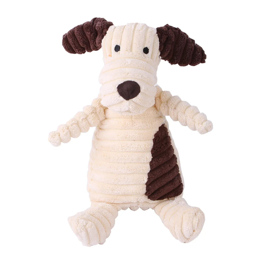 Farm Animal Plush Dog Toy in sheep in dog