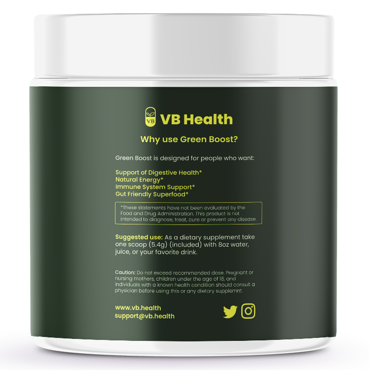 Why use VB Health Green Boost Superfood Powder?