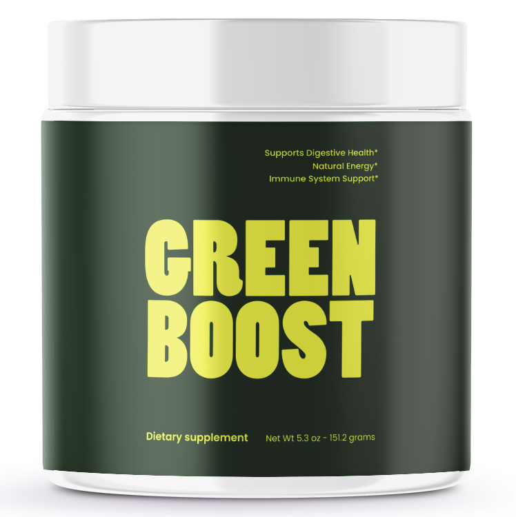 VB Health Green Boost Superfood Powder - 16 Super Fruits & Veggies and Bacillus Coagulan Probiotic (30 Servings)