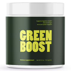 VB Health Green Boost Superfood Powder - 16 Super Fruits & Veggies and Bacillus Coagulan Probiotic (30 Servings)