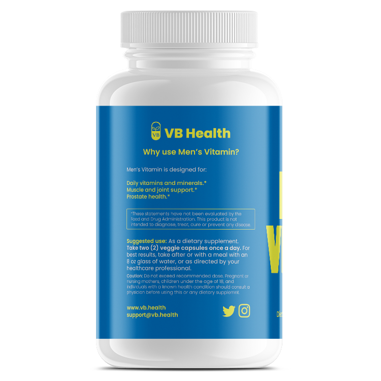 Why use VB Health Men's Daily Multivitamin 
