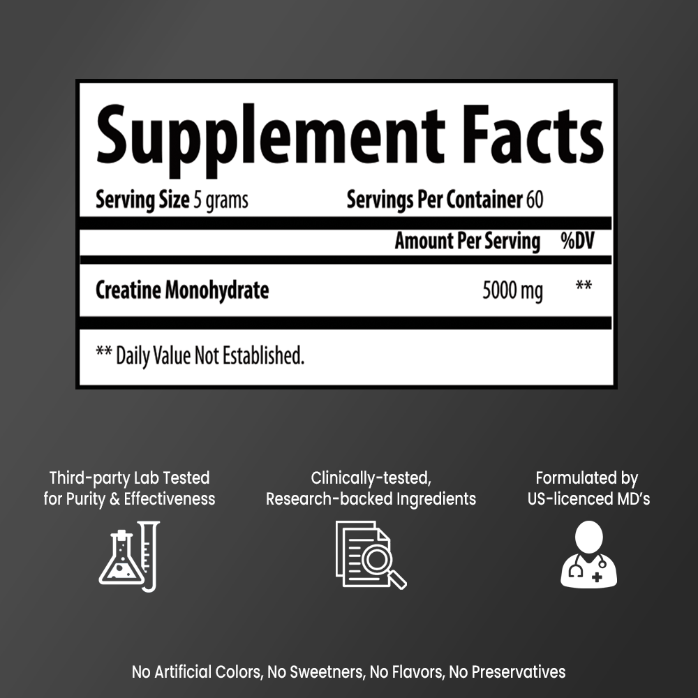 VB Health Creatine Monohydrate Supplements