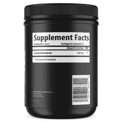 VB Health Creatine Monohydrate supplements facts