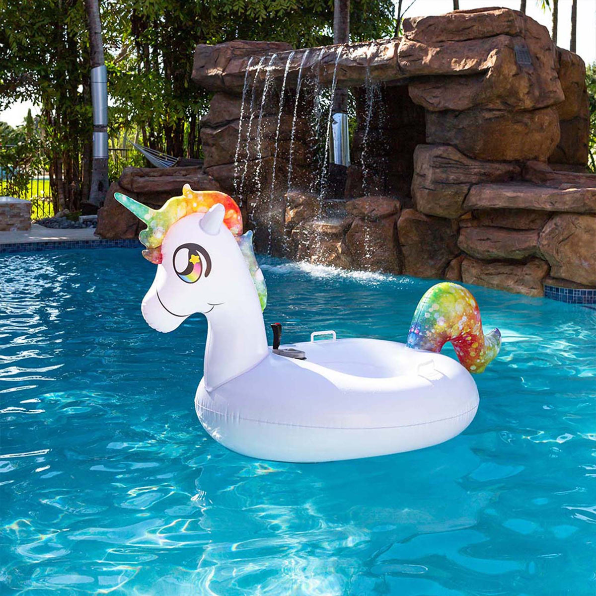 PoolCandy Motorized Unicorn Pool Tube Float Special Edition