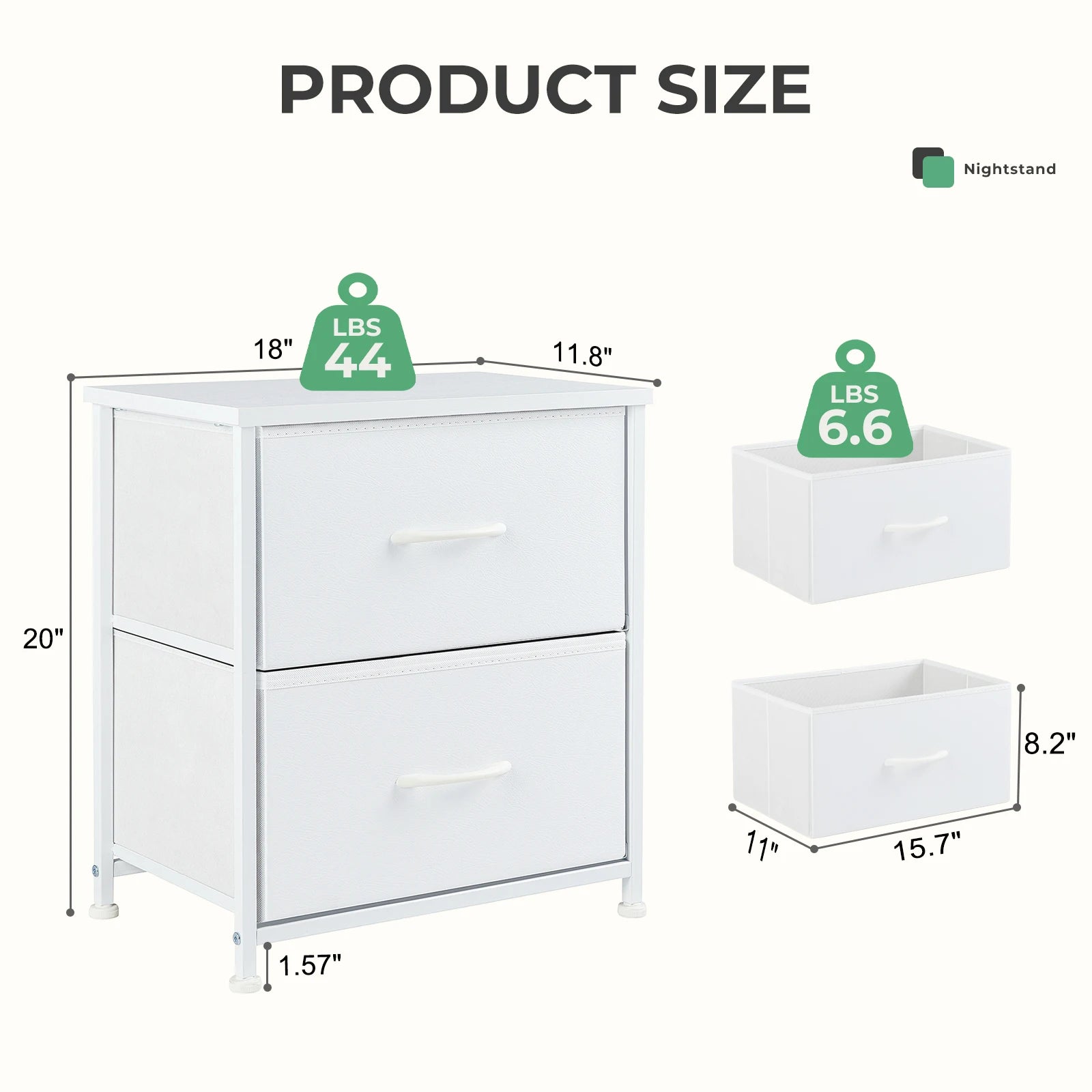 Fabric Drawer Cabinets – Versatile Storage for Living Room, Sofa Table, or Closet Organization