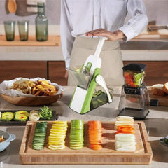 Ultimate Kitchen Slicer & Grater Set 🥒✨ Safe, Adjustable, and Multifunctional