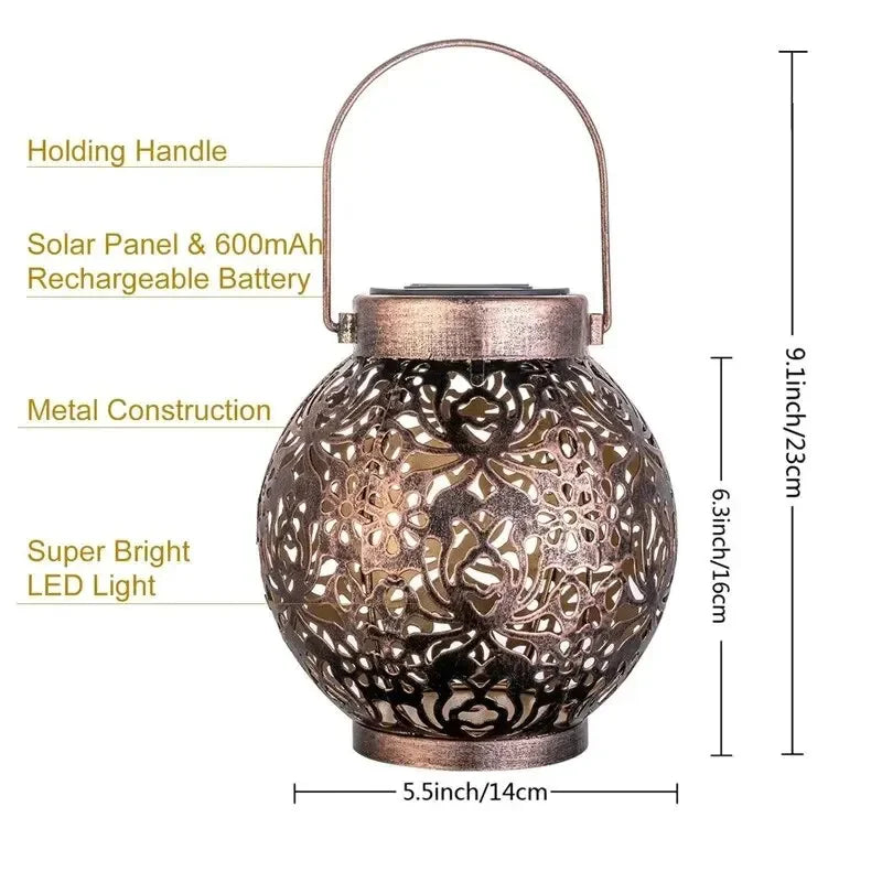 LED Solar Lantern Light 🌙✨ Outdoor Waterproof Hanging Lamp