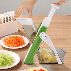 Ultimate Kitchen Slicer & Grater Set 🥒✨ Safe, Adjustable, and Multifunctional