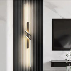 Modern Creative Strip Led Wall Light Minimalist Bedroom Bedside Wall Sconce Led Lights Living Room TV Sofa Background Wall Lamp