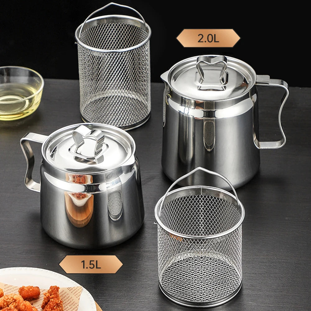 Stainless Steel Oil Saver Pot