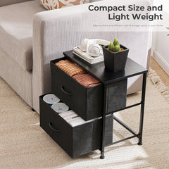 Fabric Drawer Cabinets – Versatile Storage for Living Room, Sofa Table, or Closet Organization