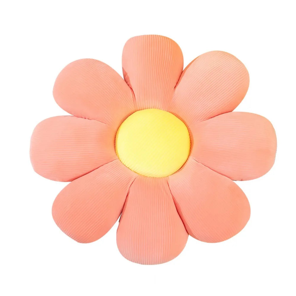 Cute Daisy Pillow Flower Toy Plant Stuffed Doll for Kids Girls Gifts Stretch Soft Sofa Cushion Tatami Floor Pillows Home Decor