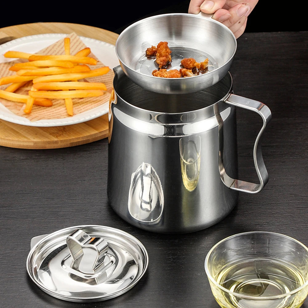 Stainless Steel Oil Saver Pot