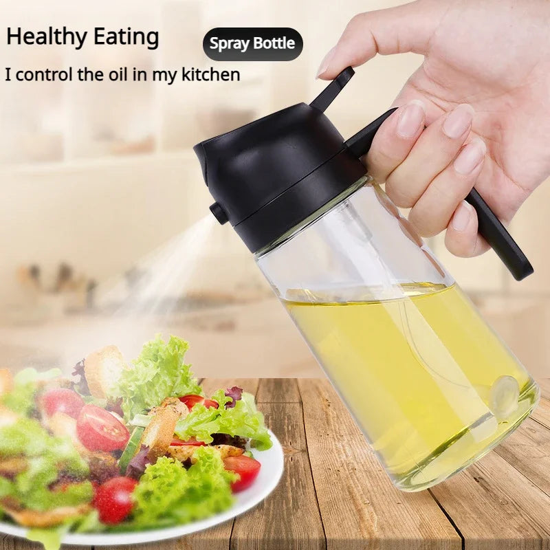 Oil & Sauce Dispenser Bottle 🍳 Perfect Pour for BBQ, Cooking, and More