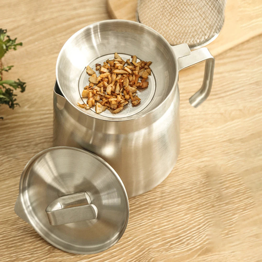 Stainless Steel Oil Saver Pot